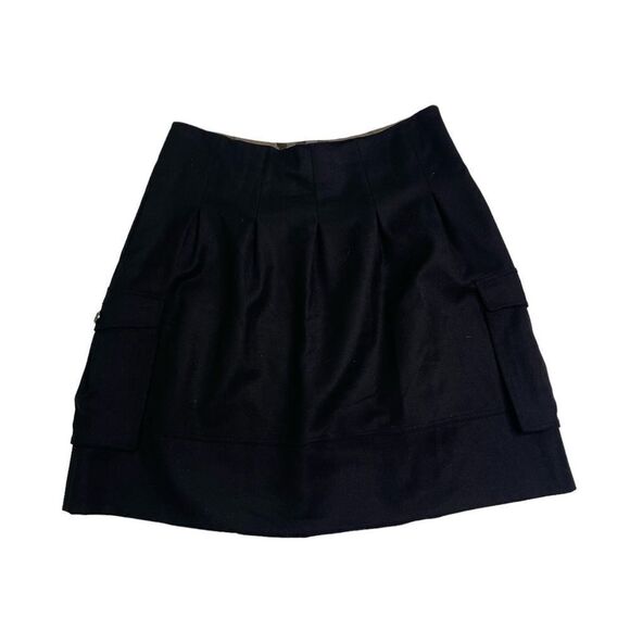 Burberry London Wool Pleated Mini Skirt - Picture 3 of 7